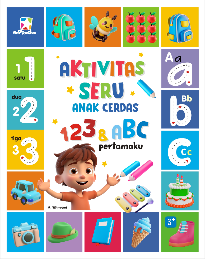 Opredo Aktivitas Seru Anak Cerdas : ABC dan 123 Pertamaku