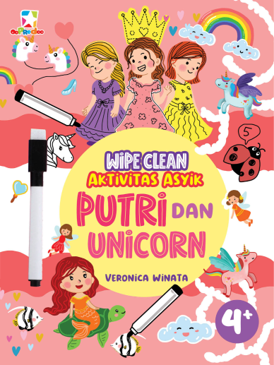Opredo Wipe Clean Aktivitas Asyik Putri dan Unicorn