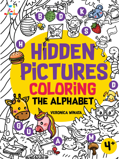 Opredo Hidden Pictures Coloring - The Alphabet