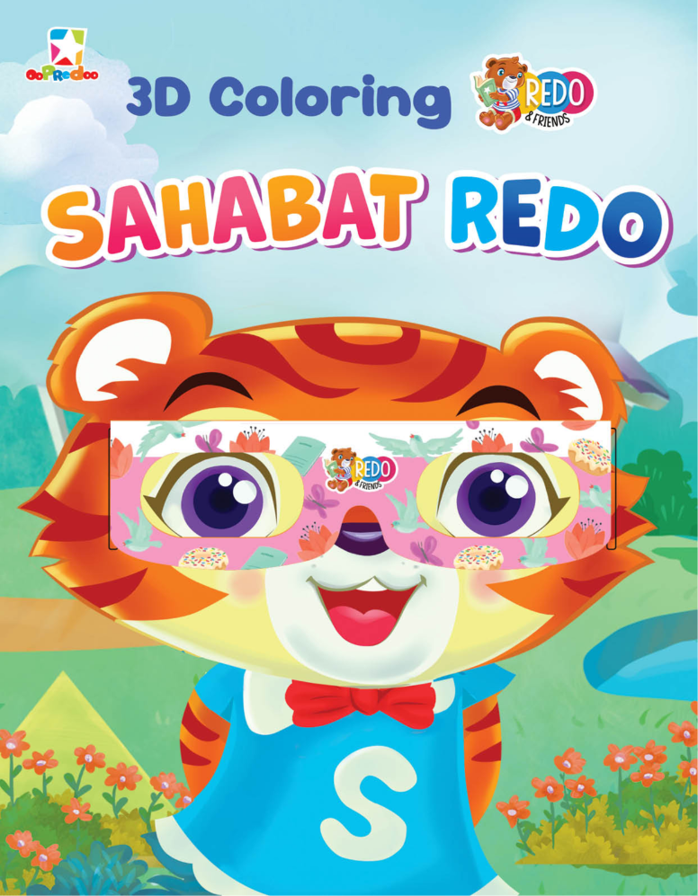 Opredo 3D Coloring Redo & Friends -  Sahabat Redo