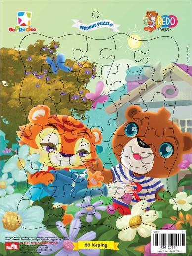 Opredo Medium Puzzle Redo & Friends : Taman Bunga Solla