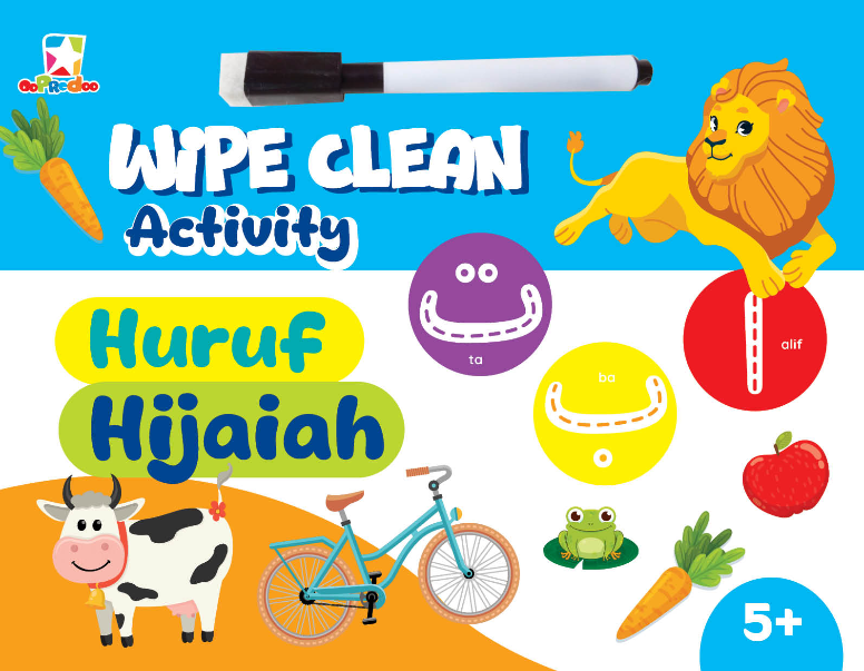 Opredo Wipe Clean Activity- Huruf Hijaiah