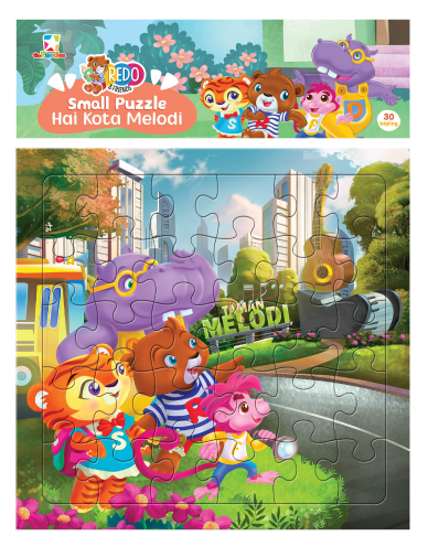 Opredo Small Puzzle Redo & Friends: Hai Kota Melodi