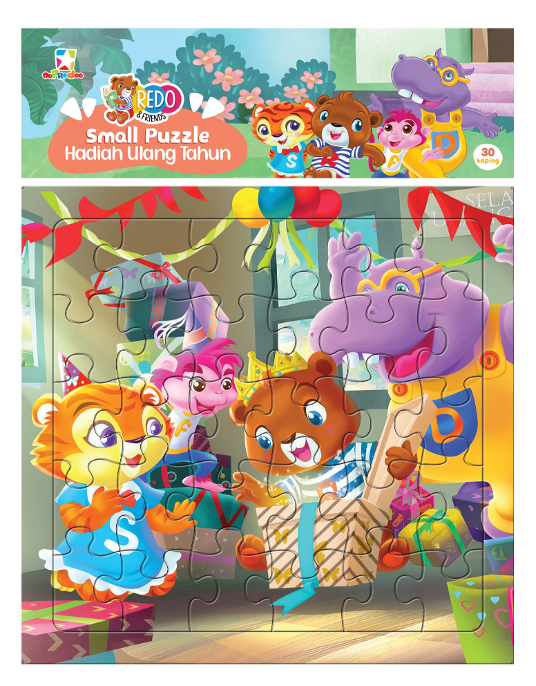 Opredo Small Puzzle Redo & Friends: Hadiah Ulang Tahun