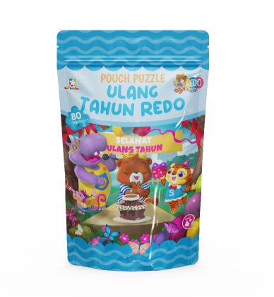 Opredo Pouch Puzzle Redo & Friends - Ulang Tahun Redo