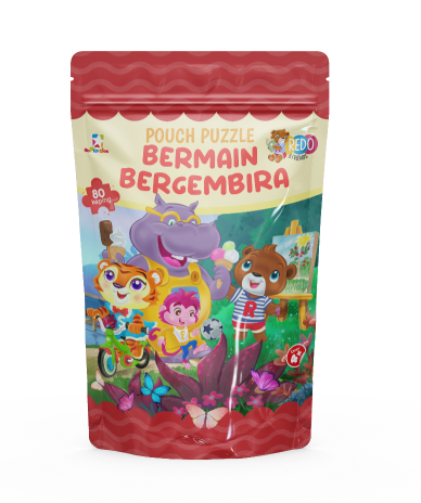 Opredo Pouch Puzzle Redo & Friends - Bermain Bergembira