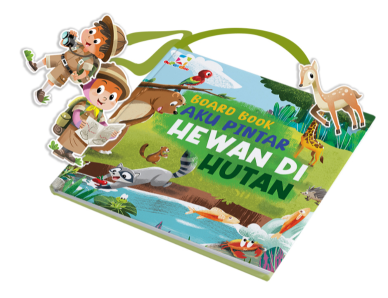 Opredo Board Book Aku Pintar - Hewan di Hutan