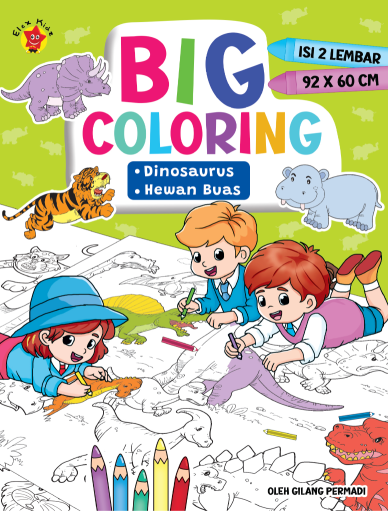 Big Coloring Dinosaurus Hewan Buas