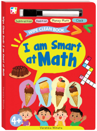 Opredo Wipe Clean Book: I am Smart at Math