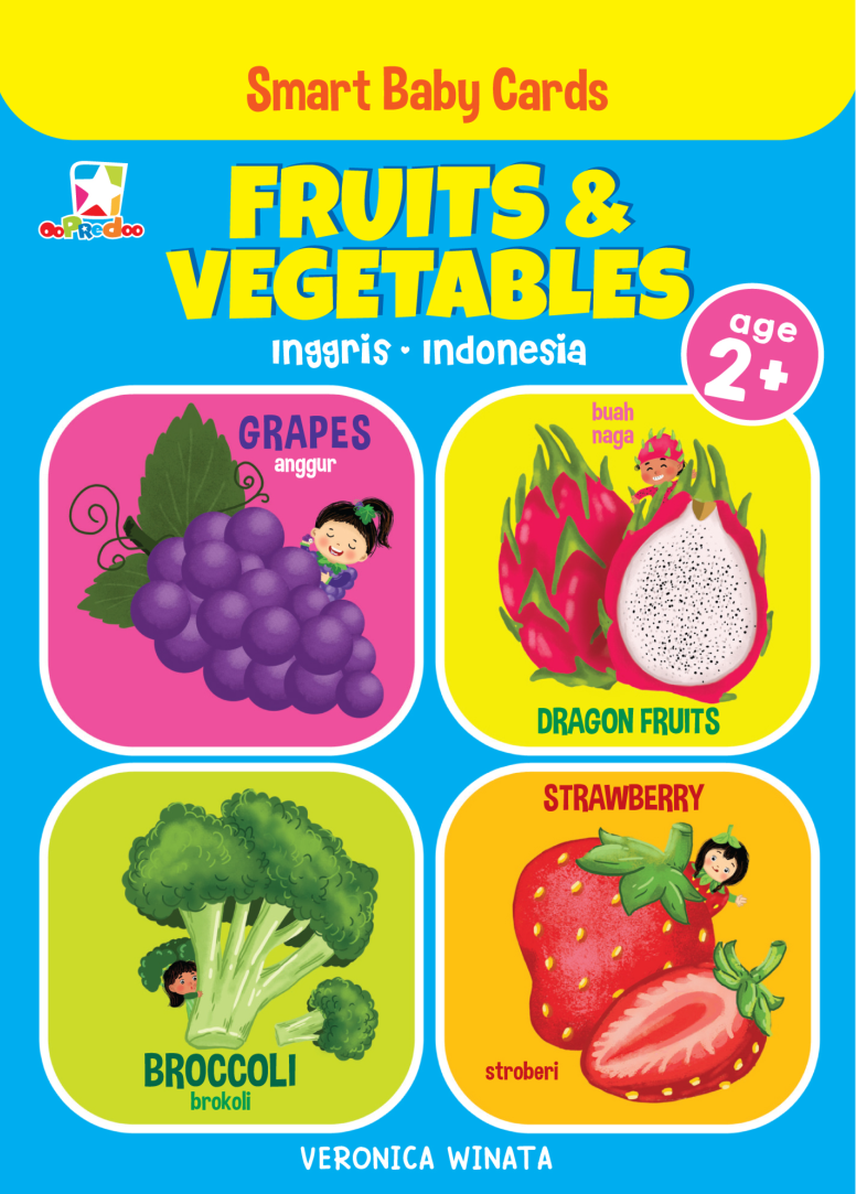Opredo Smart Baby Cards: Fruits & Vegetables