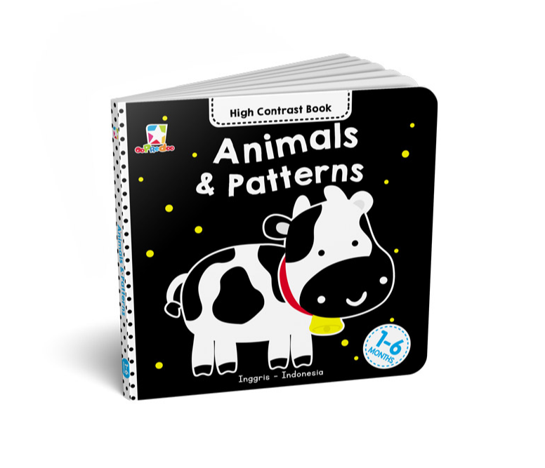 Opredo High Contrast Book: Animals & Patterns