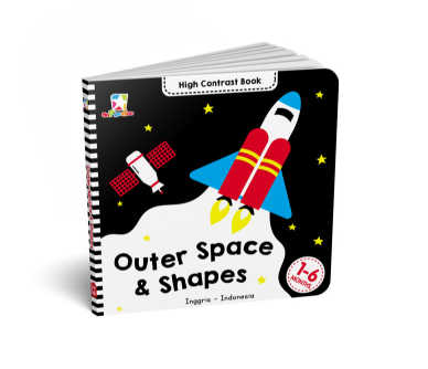 Opredo High Contrast Book: Outer Space & Shapes